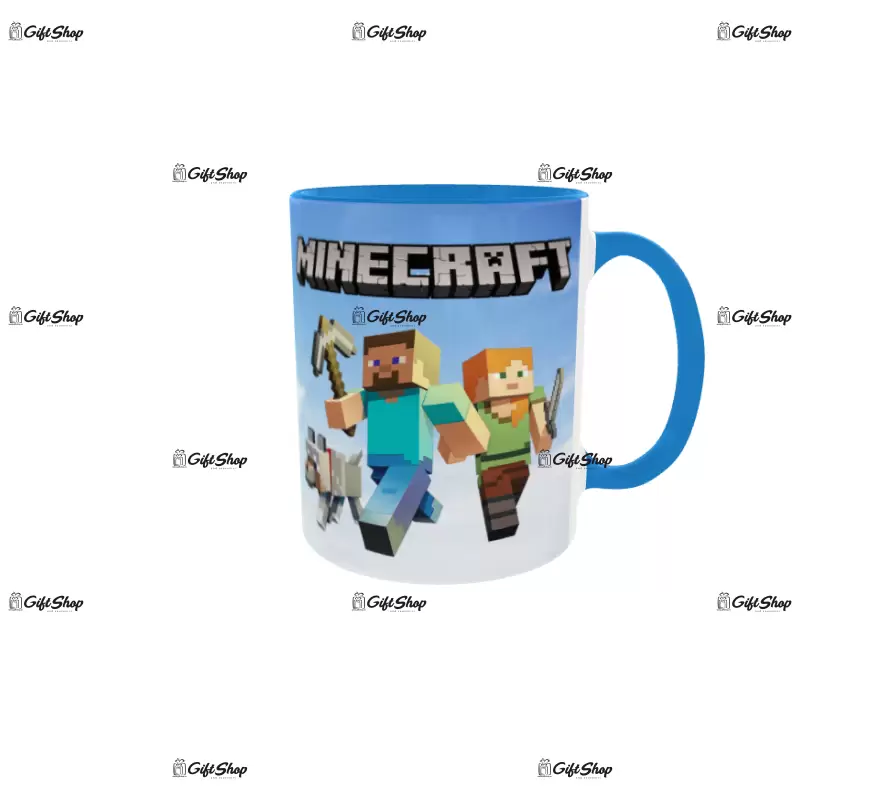 Minecraft, model 1, cana ceramica, 330ml